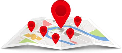 Местонахождение ребенка на карте